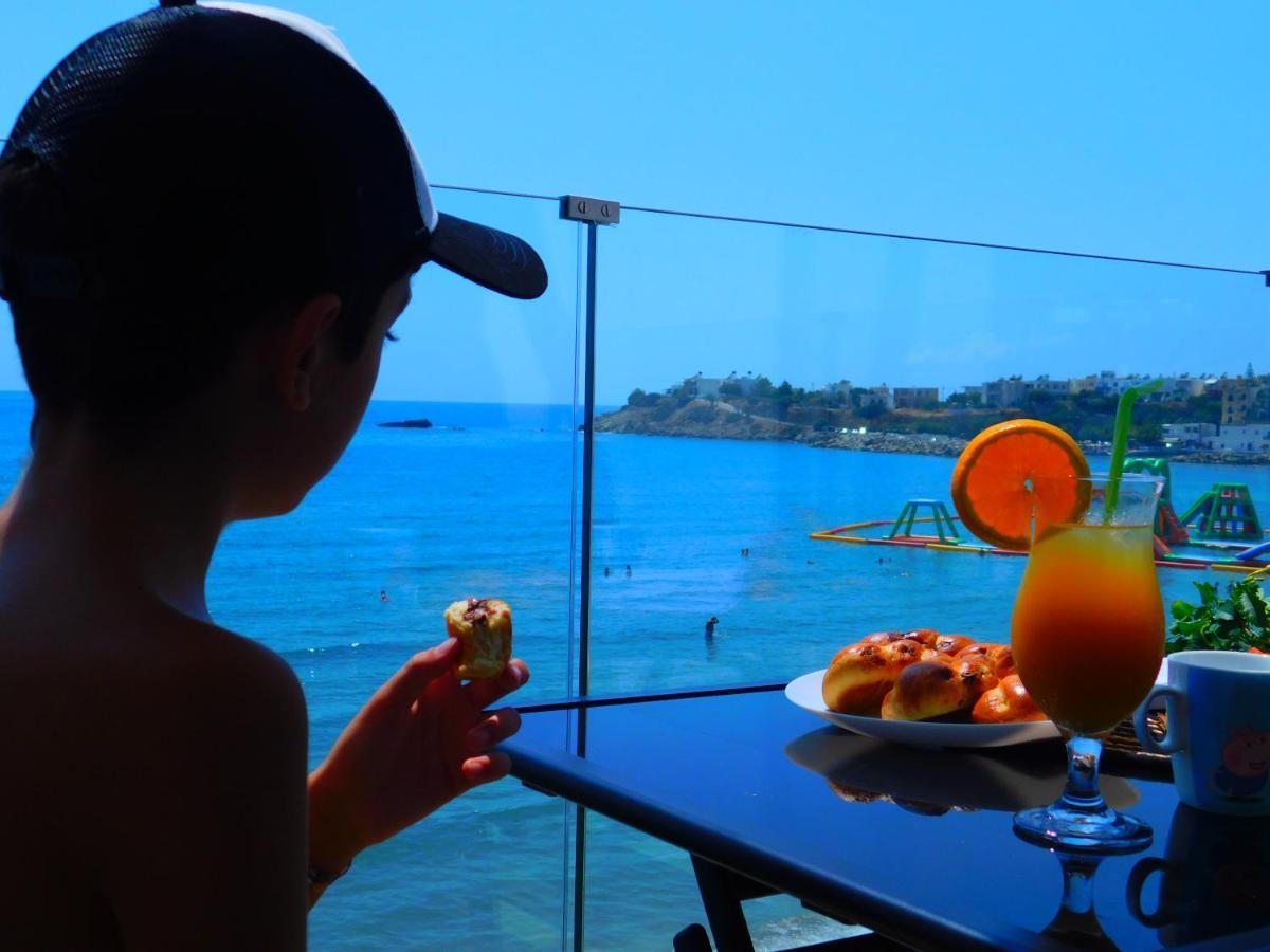 Aktis Makrigialos Luxury Apts Makriyialos Bagian luar foto